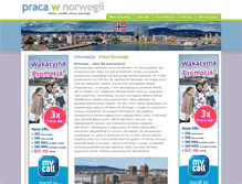 Tablet Screenshot of norwegia.igns.pl