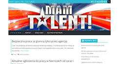 Desktop Screenshot of mamtalent.igns.pl