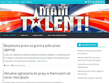 Tablet Screenshot of mamtalent.igns.pl